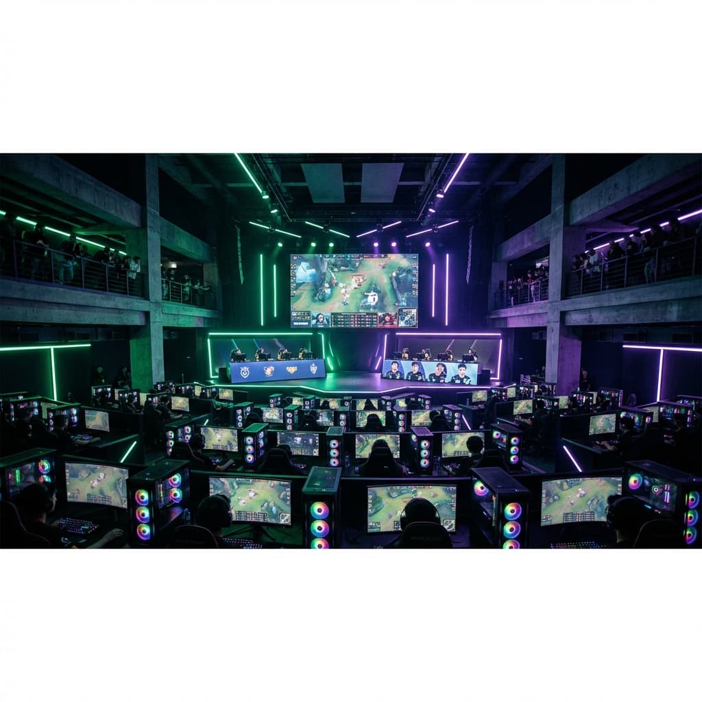 Cyberpunk Game Club Arena